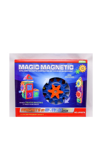 Конструктор магнитный Magic Magnetic, (32 детали) Home Depot комбинированный
