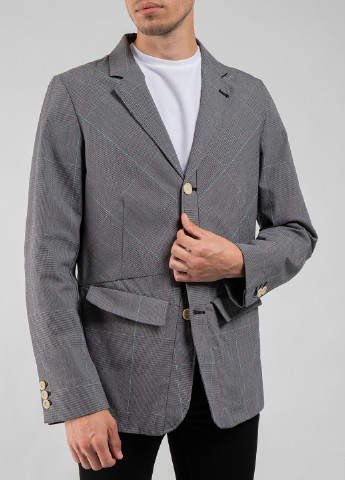 Серый хлопковый пиджак Marithe et Francois Girbaud (238189922)