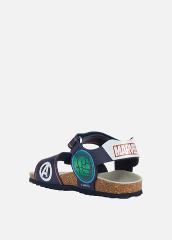 Синие кэжуал сандалии Geox на липучке