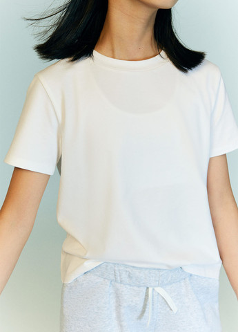 Черно-белая летняя футболка (2 шт.) H&M