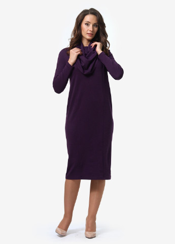 Темно-фіолетова кежуал сукня, сукня Alika Kruss однотонна