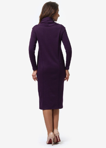 Темно-фиолетовое кэжуал платье Alika Kruss однотонное