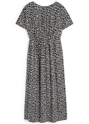 Чорно-білий кежуал сукня а-силует C&A з абстрактним візерунком