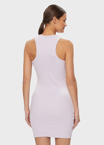 Сиреневое кэжуал платье платье-майка Tommy Jeans однотонное