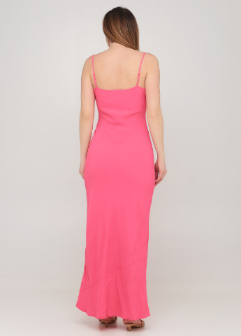 Розовое кэжуал платье платье-комбинация F&F однотонное