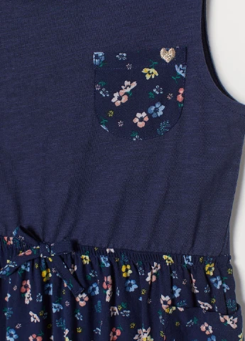 Синее платье H&M (223143952)
