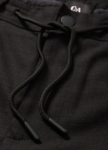 Черные кэжуал, классические демисезонные зауженные брюки C&A