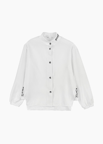 Белая кэжуал рубашка с надписями MyChance