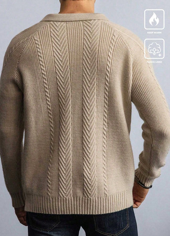 Бежевий демісезонний светр SHEIN