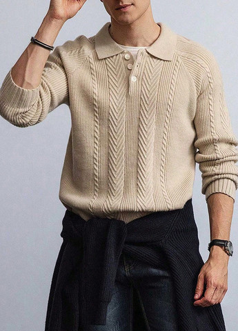 Бежевий демісезонний светр SHEIN