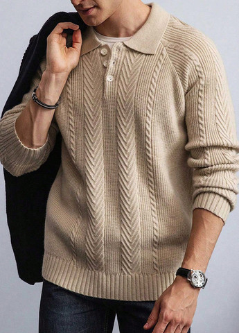 Бежевий демісезонний светр SHEIN