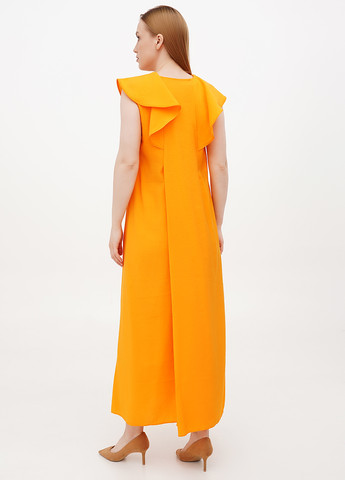 Желтое кэжуал платье а-силуэт Cos однотонное