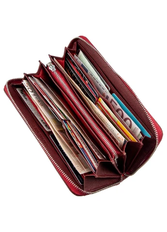 Женский кожаный кошелек-клатч 10х20 см st leather (252131782)