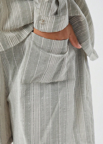 Комбінований літній костюм (сорочка, шорти) з сорочкою, з шортами SHEIN