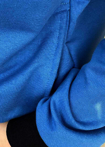 Синий демисезонный костюм (толстовка, брюки) брючный Blanka
