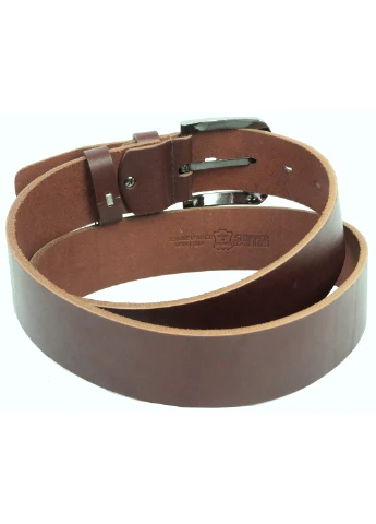 Мужской кожаный ремень 120-140х4,5 см Skipper (250097363)