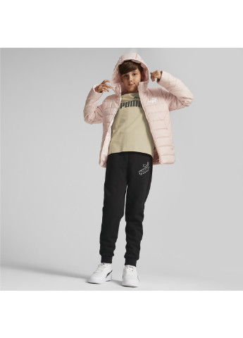 Рожева демісезонна дитяча куртка essentials padded jacket youth Puma