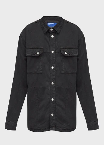 Чорна демісезонна куртка Karl Lagerfeld Jeans