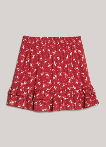 Красная кэжуал цветочной расцветки юбка Tommy Hilfiger