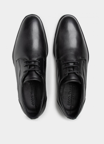 Черные кэжуал, классические туфли Ecco на шнурках