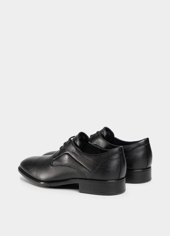 Черные кэжуал, классические туфли Ecco на шнурках