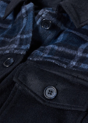 Темно-синє демісезонне Пальто пальто-сорочка C&A