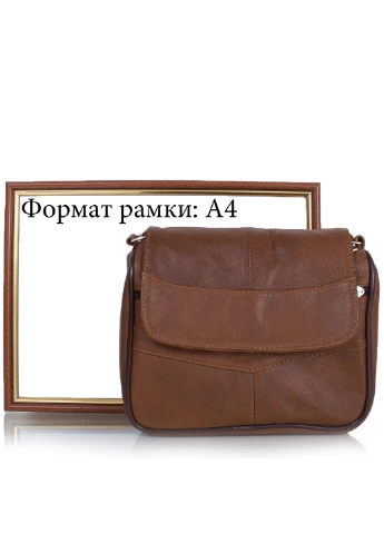 Жіноча шкіряна сумка-почтальонка 20х18х7,5 см TuNoNa (252132294)