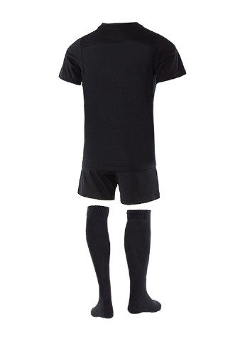 Черный демисезонный костюм (футболка, шорты, гетры) Nike LK NK DRY PARK20 KIT SET K