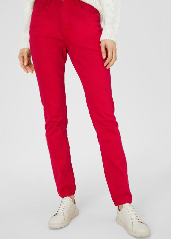 Красные демисезонные джинсы C&A