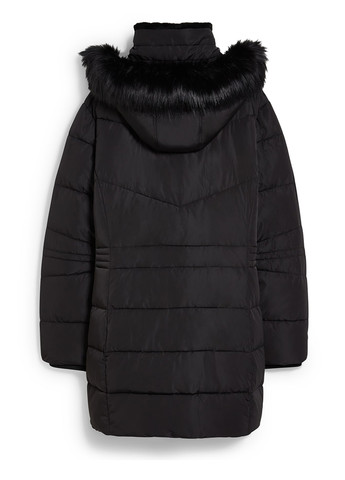 Чорна зимня куртка C&A