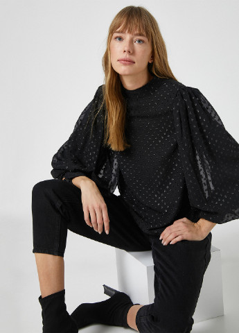 Чёрная блуза KOTON