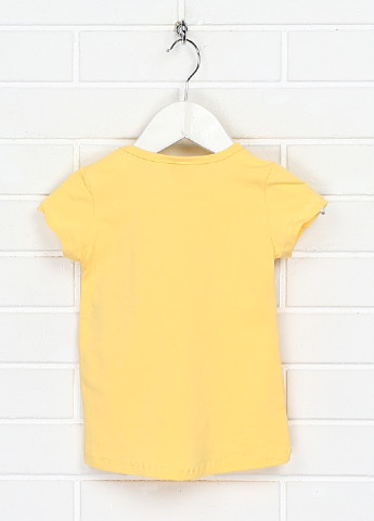 Желтая летняя футболка Dasilva Kids