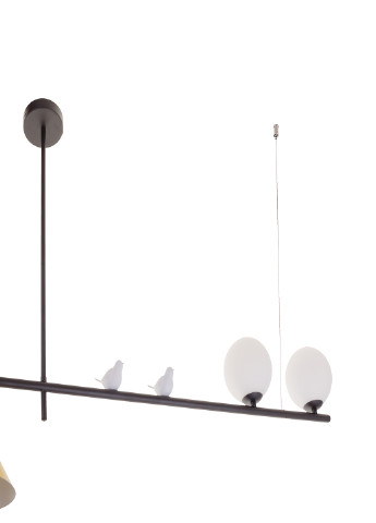 Стельова люстра BR-01 637S/1 E27 + 2 G9 BK Brille (251891758)