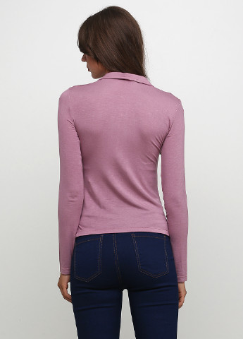 Розовая женская футболка-поло Richmond Denim однотонная