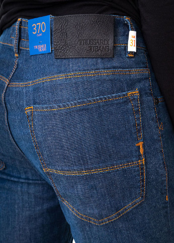 Синие летние джинсы Trussardi Jeans