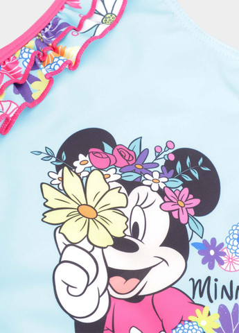 Блакитний літній купальник суцільний Piazza Italia