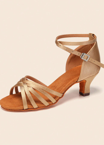 SHEIN Туфлі танцювальні золотистий з штучна шкіра, текстиль, китай — всесезон (342722138)