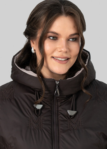 Темно-коричневая зимняя куртка A'll Posa