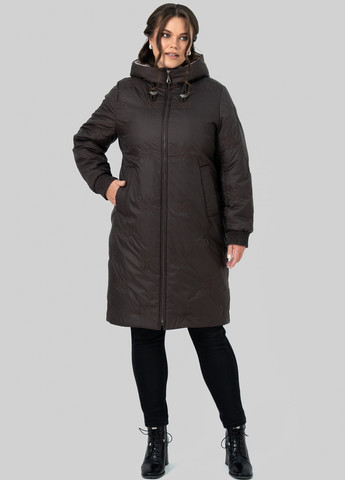 Темно-коричневая зимняя куртка A'll Posa