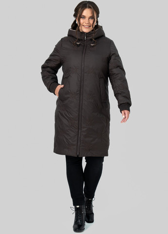 Темно-коричневая зимняя куртка A'll Posa