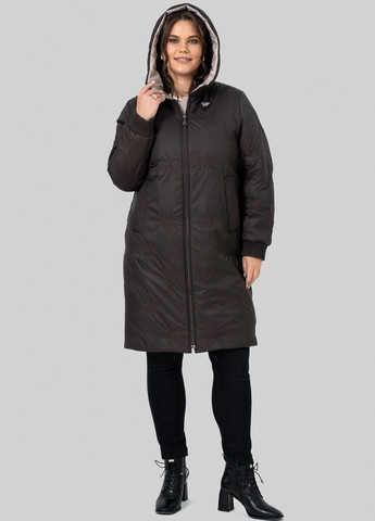 Темно-коричневая зимняя куртка A'll Posa