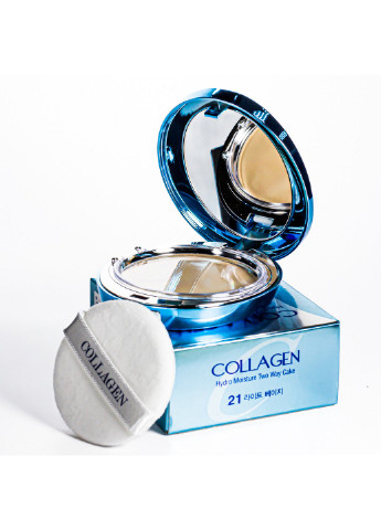 Компактна пудра для обличчя, що зволожує з колагеном Collagen SPF25 № 13 ENOUGH (254844215)