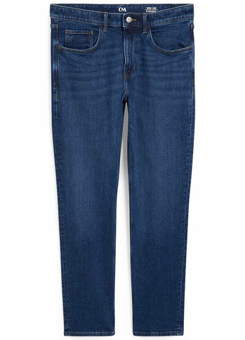 Темно-синие демисезонные зауженные джинсы C&A