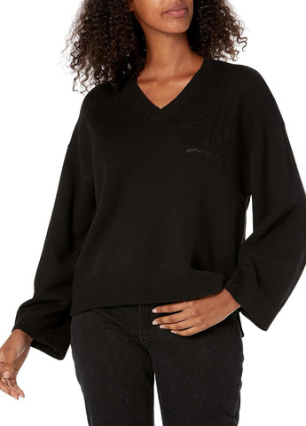 Чорний демісезонний пуловер пуловер Armani Exchange