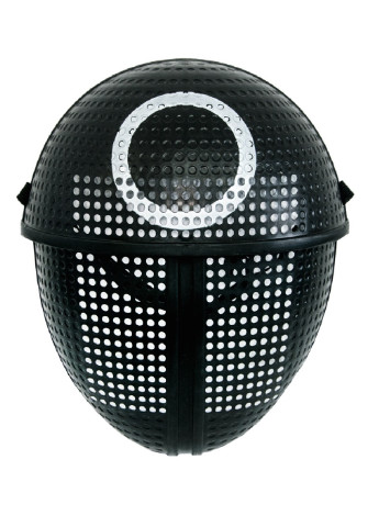 Повнолицева маска Гра в кальмара для хеллоуїну 23х19 см з колом (472859-Prob) Солдат Francesco Marconi (251169338)