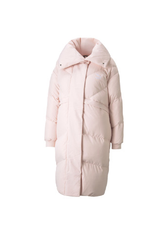 Розовая демисезонная куртка classics long down women's jacket Puma