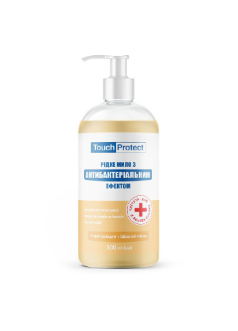 Жидкое мыло с антибактериальным эффектом Календула-Чабрец 500 мл Touch Protect (251847978)
