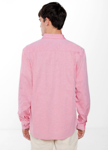 Розовая кэжуал рубашка однотонная Springfield