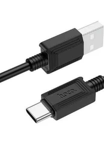 Кабель для зарядки и передачи данных X73 USB to USB Type C Черный 1 м Hoco (255189489)