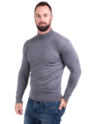 Грифельно-серый демисезонный свитер джемпер Viviami